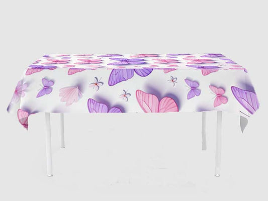 Butterfly & Fairies Theme Birthday Cake Table Cover