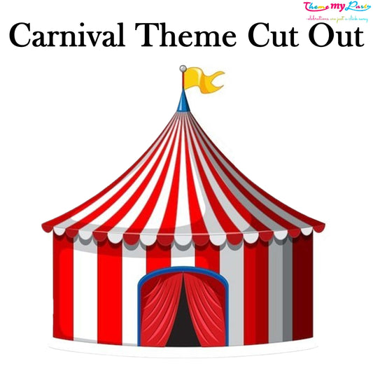 Carnival Theme Birthday Party Cutout
