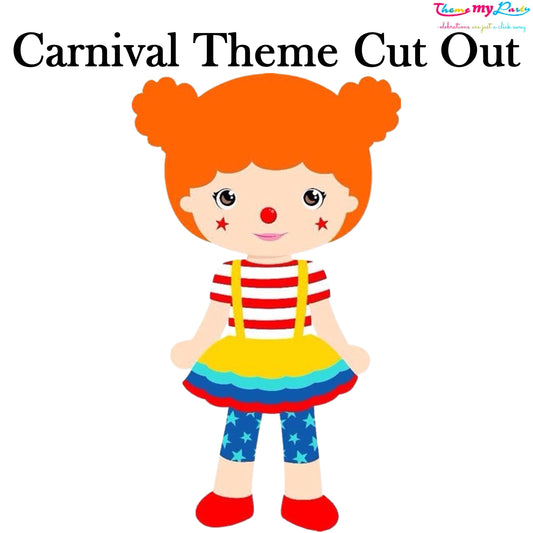 Carnival Theme Birthday Party Cutout