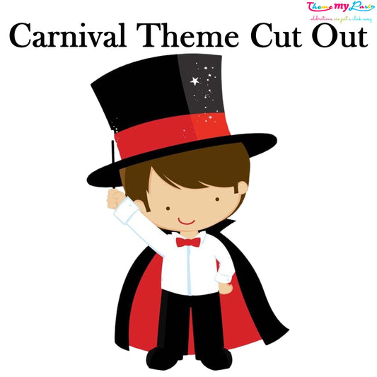 Carnival Theme Birthday Party Cutout