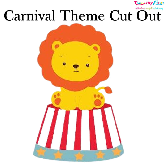 Carnival Theme Birthday Party Cutout
