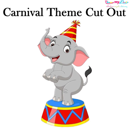 Carnival Theme Birthday Party Cutout