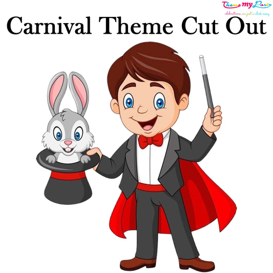 Carnival Theme Birthday Party Cutout