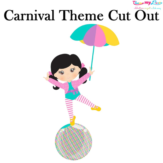 Carnival Theme Birthday Party Cutout