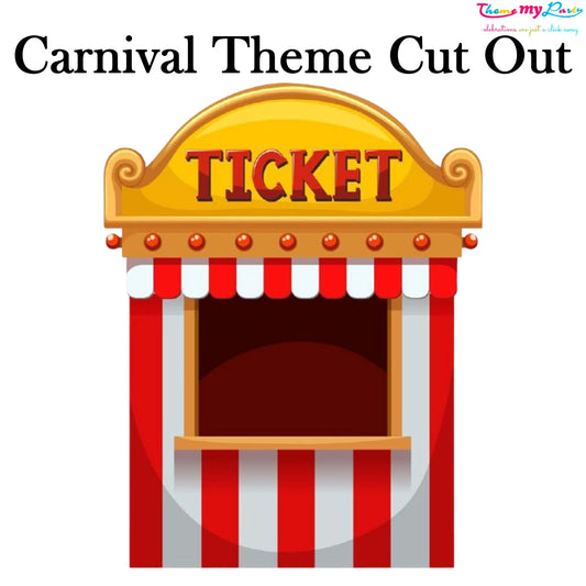 Carnival Theme Birthday Party Cutout