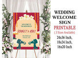 Mehendi Ceremony Theme Party Welcome Board