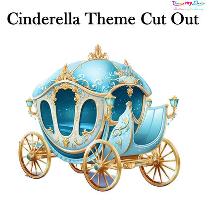 Cinderella Theme Birthday Party Cutout