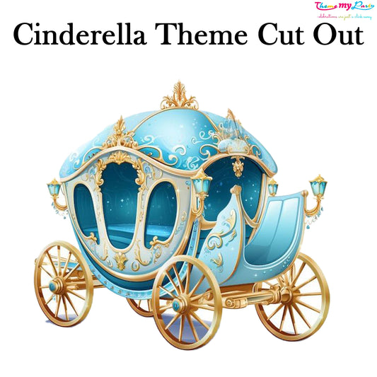 Cinderella Theme Birthday Party Cutout