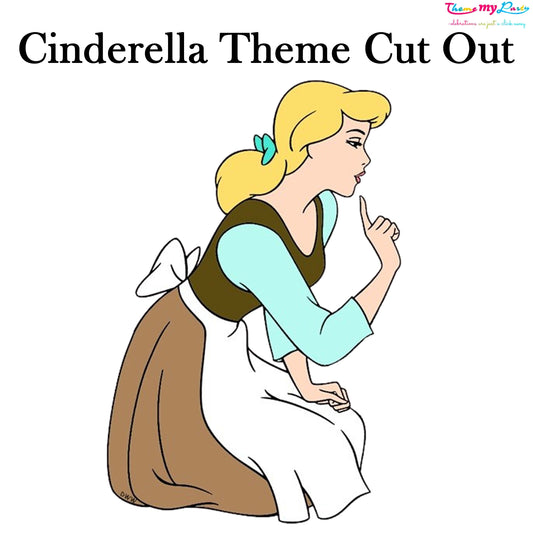 Cinderella Theme Birthday Party Cutout