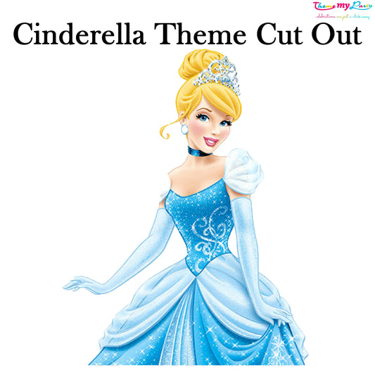 Cinderella Theme Birthday Party Cutout