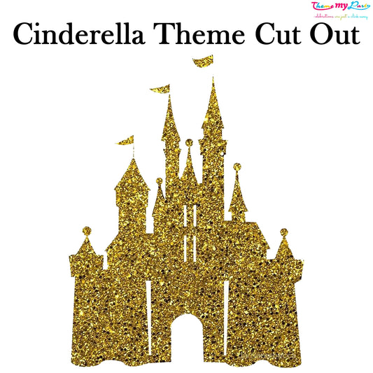 Cinderella Theme Birthday Party Cutout