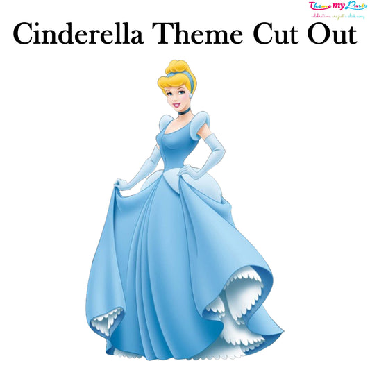Cinderella Theme Birthday Party Cutout