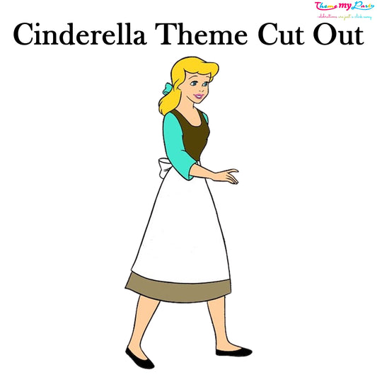 Cinderella Theme Birthday Party Cutout