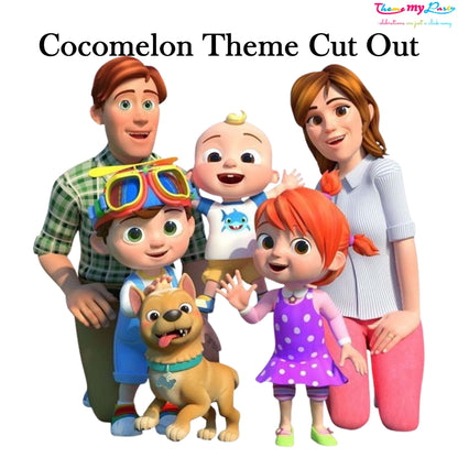 Cocomelon Theme Birthday Party Cutout