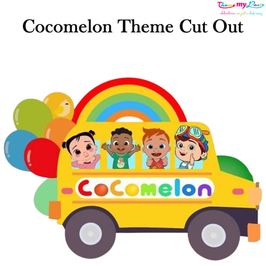 Cocomelon Theme Birthday Party Cutout