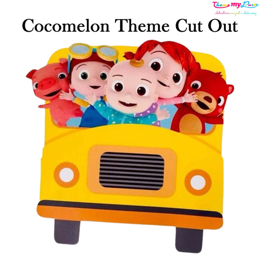 Cocomelon Theme Birthday Party Cutout