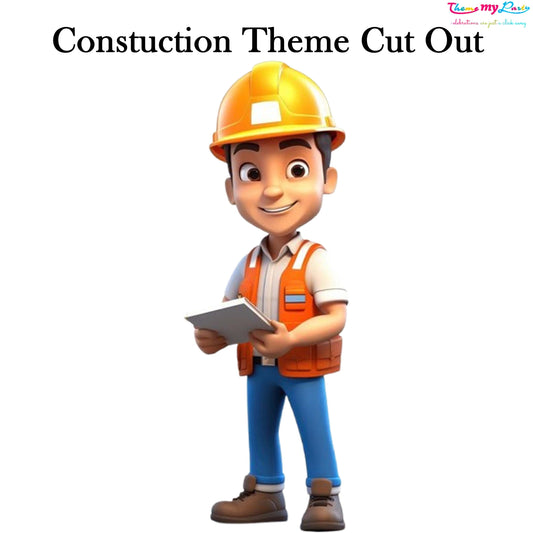 Construction Theme Birthday Party Cutout