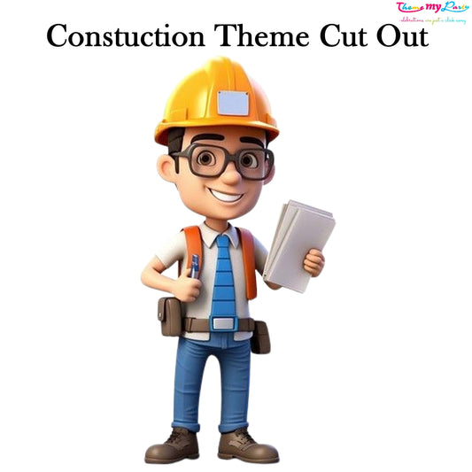 Construction Theme Birthday Party Cutout