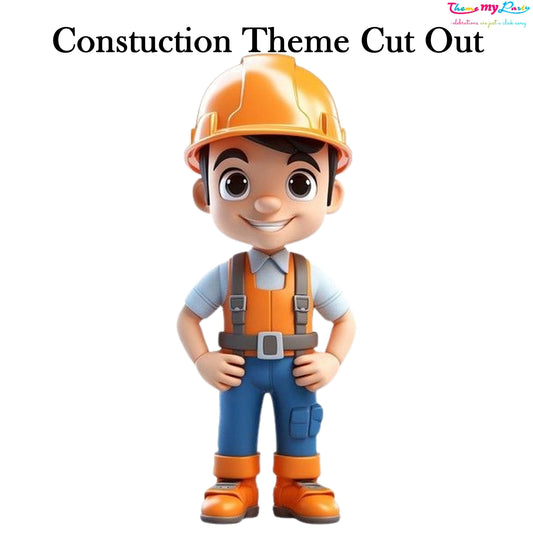Construction Theme Birthday Party Cutout