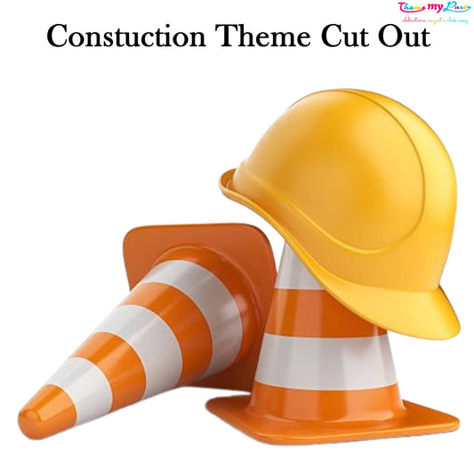 Construction Theme Birthday Party Cutout
