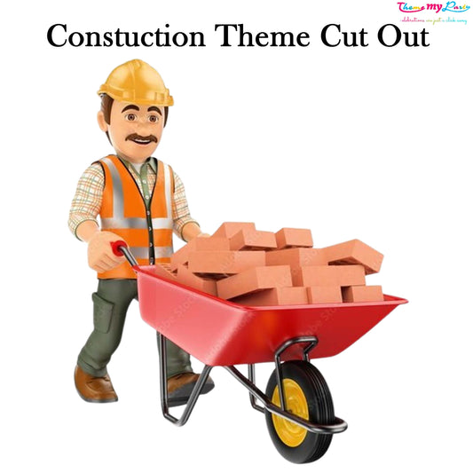 Construction Theme Birthday Party Cutout