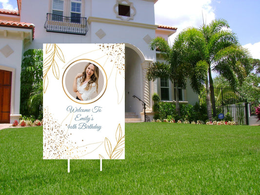 40th Birthday Milestone Birthday Party Welcome Board