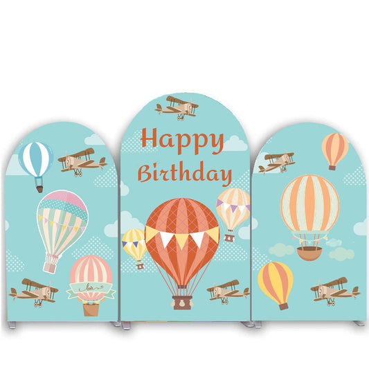 Hot Air Theme Birthday Party Arch Backdrop