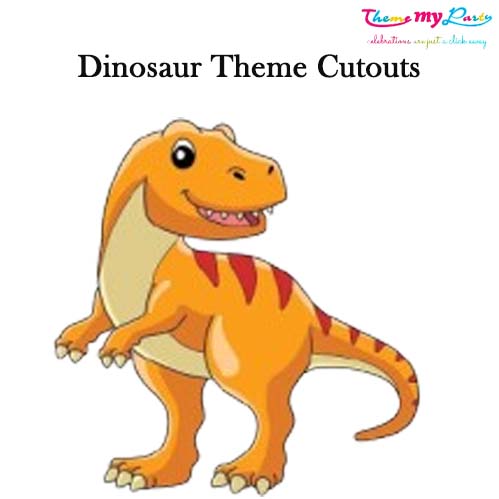Dinosaur Theme Birthday Party Cutout