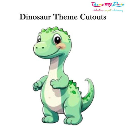 Dinosaur Theme Birthday Party Cutout