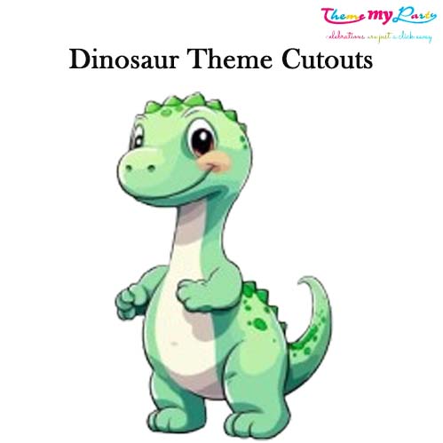 Dinosaur Theme Birthday Party Cutout