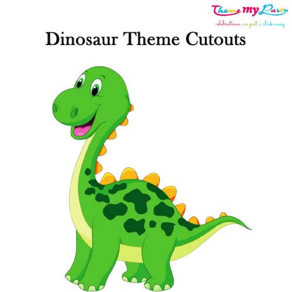 Dinosaur Theme Birthday Party Cutout