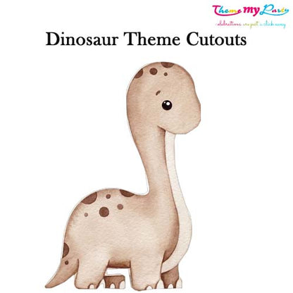Dinosaur Theme Birthday Party Cutout