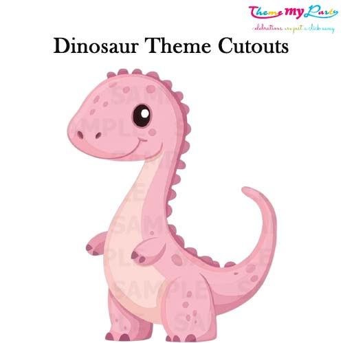Dinosaur Theme Birthday Party Cutout