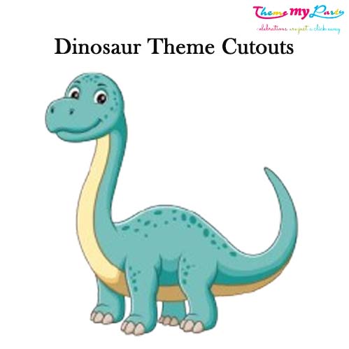 Dinosaur Theme Birthday Party Cutout
