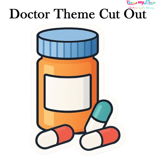 Doctor Theme Birthday Party Cutout