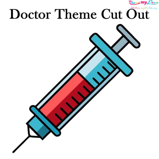 Doctor Theme Birthday Party Cutout