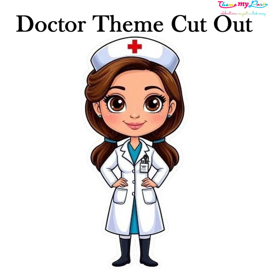 Doctor Theme Birthday Party Cutout