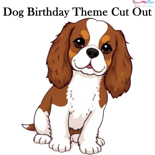 Dog Birthday Theme Birthday Party Cutout