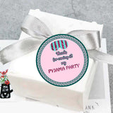 Pyjama Theme Birthday Party Thank You Gift Tags