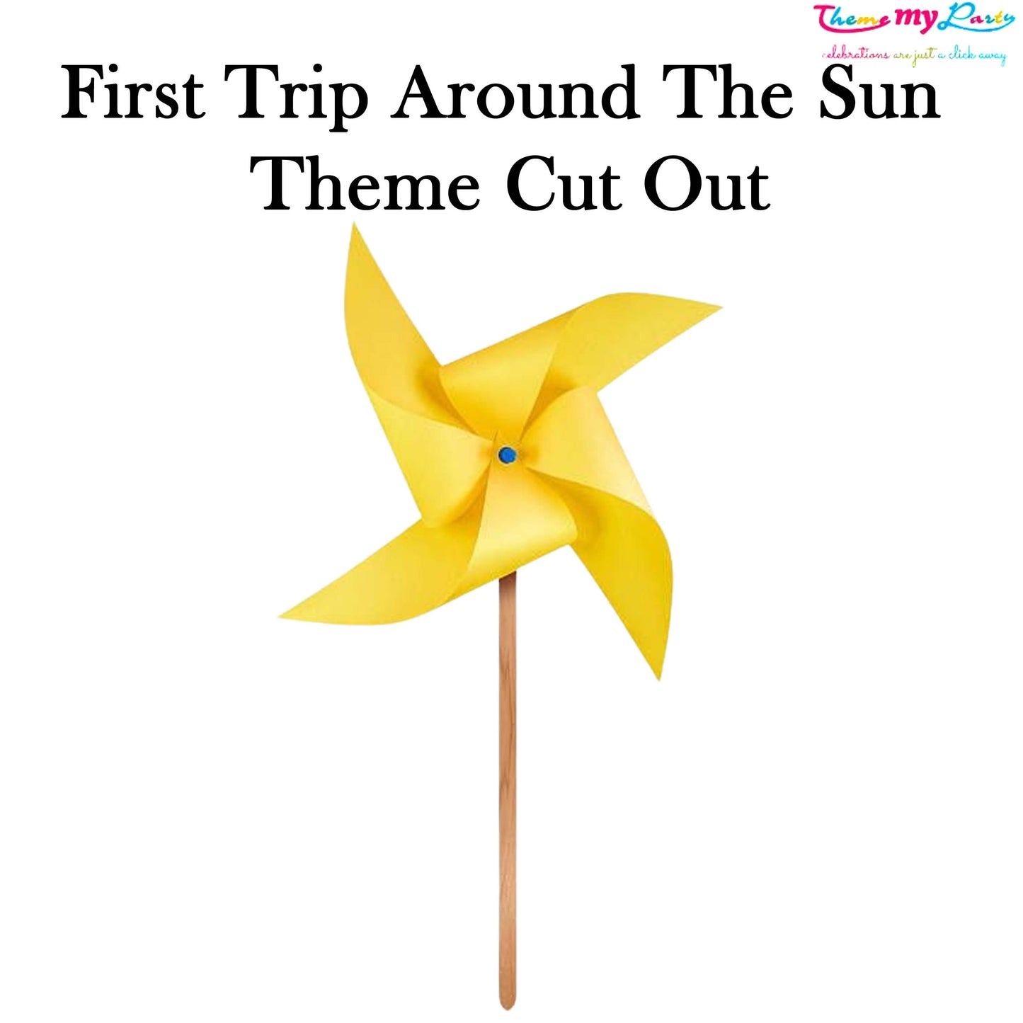 First Trip Around The Sun Theme Birthday Party Cutout