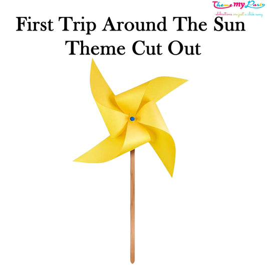 First Trip Around The Sun Theme Birthday Party Cutout