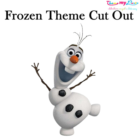 Frozen Theme Birthday Party Cutout