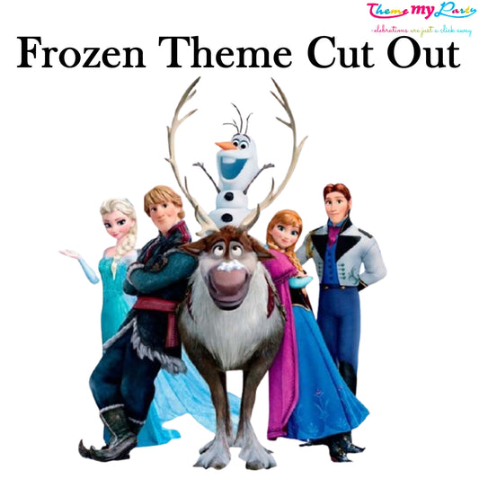Frozen Theme Birthday Party Cutout