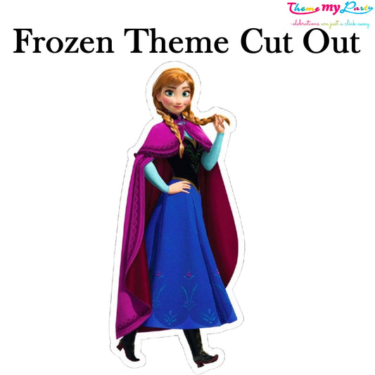 Frozen Theme Birthday Party Cutout