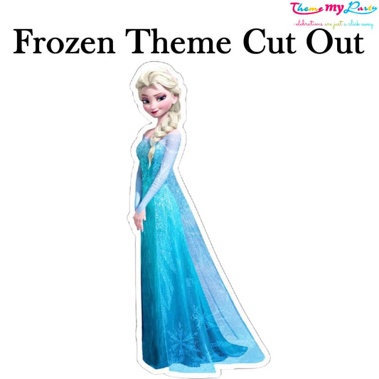 Frozen Theme Birthday Party Cutout
