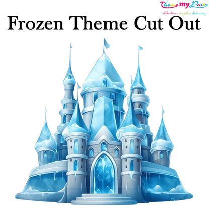 Frozen Theme Birthday Party Cutout