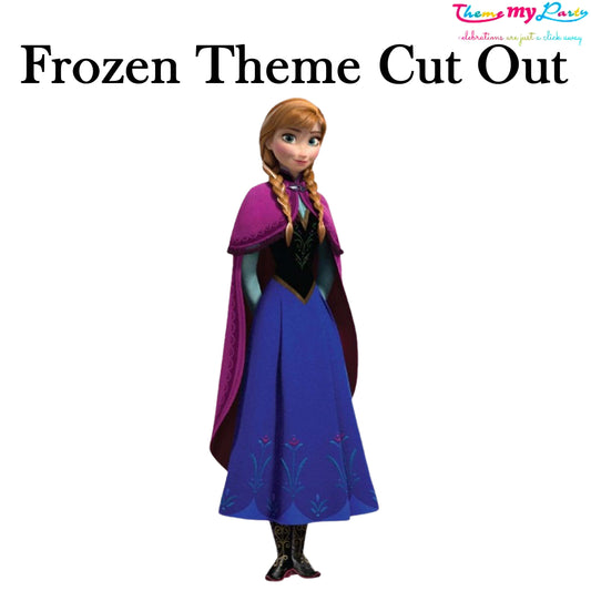 Frozen Theme Birthday Party Cutout