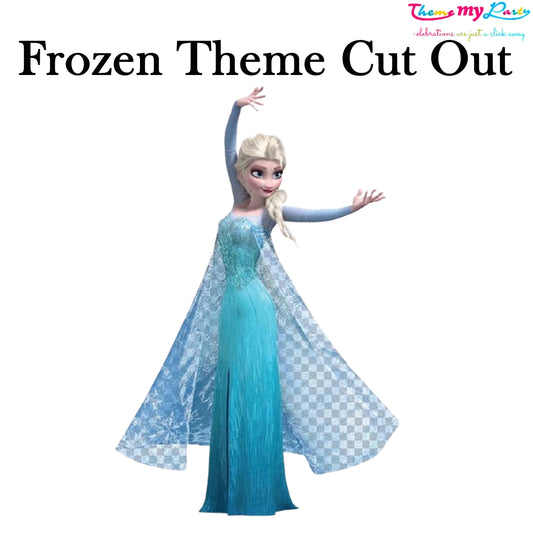Frozen Theme Birthday Party Cutout