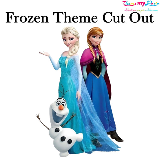 Frozen Theme Birthday Party Cutout