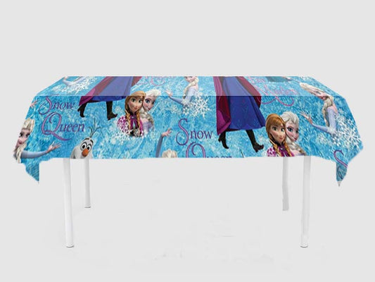 Frozen Theme Birthday Cake Table Cover